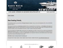Tablet Screenshot of newsletter.radekmasin.cz